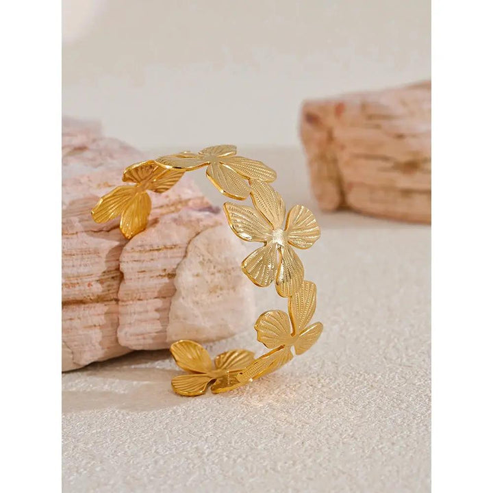 Magnolia Cuff Bracelet  by Raw Spiritual