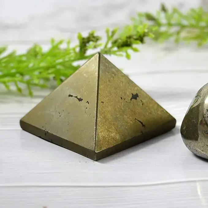 Pyrite Pyramid tor Wealth & Prosperity  by Raw Spiritual