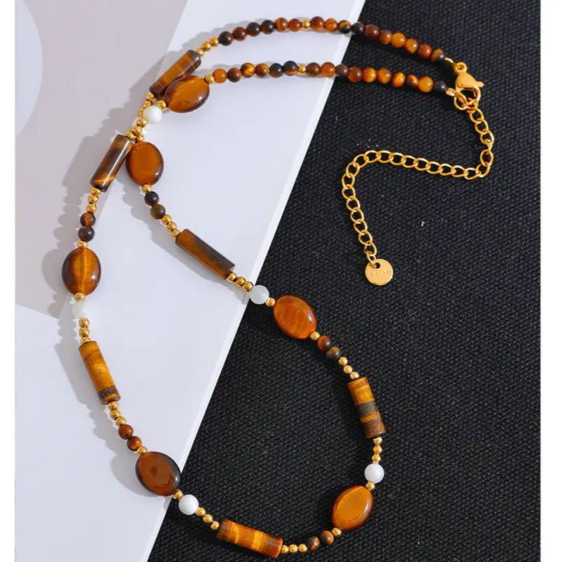 Tiger Eye Necklace for Protection & Courage Yiwu Jinyou VIMI