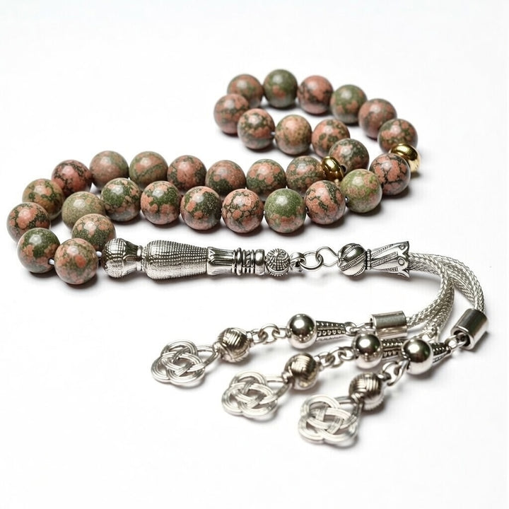 Unakite Tasbih - Raw Spiritual UAE