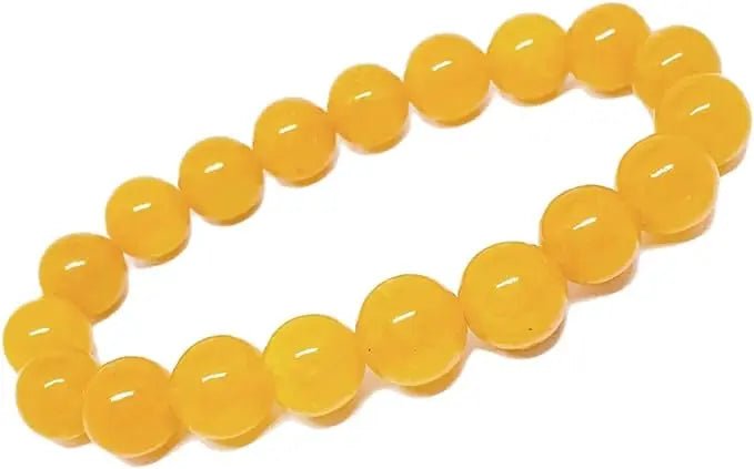 Yellow Jade Bracelet for Positivity & Abundance Yiwu Shanmei Jane