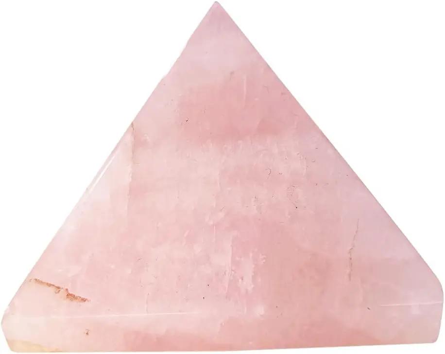 Rose Quartz Pyramid for Love - Raw Spiritual