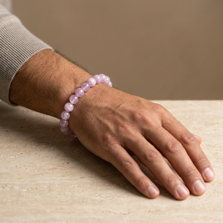 Kunzite Bracelet for Enhancing Intuition & Creative Thinking - Lifestyle M