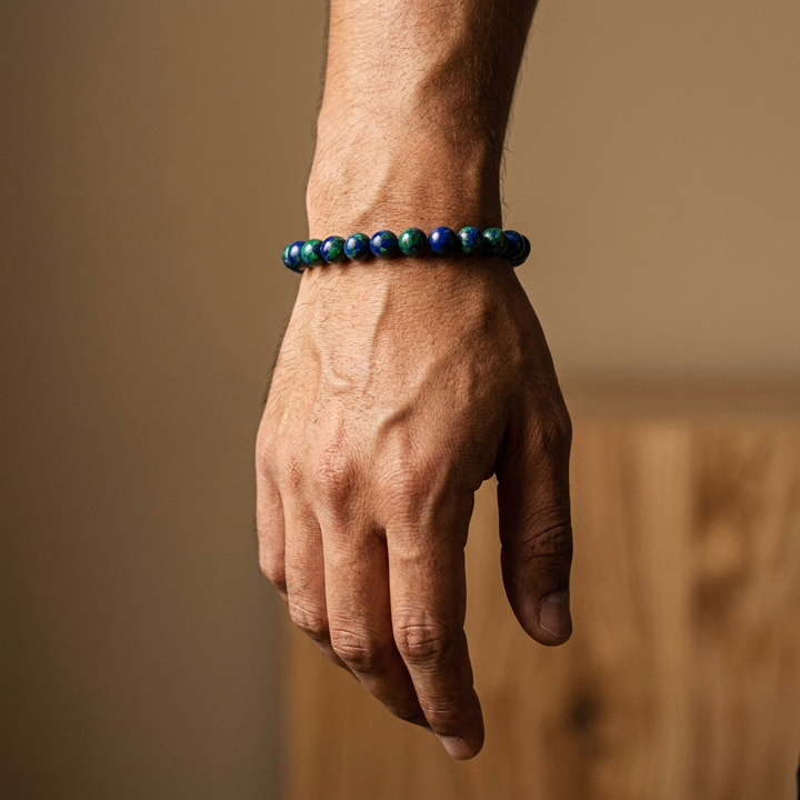 Azurite Bracelet for Communication & Wisdom - Lifestyle M