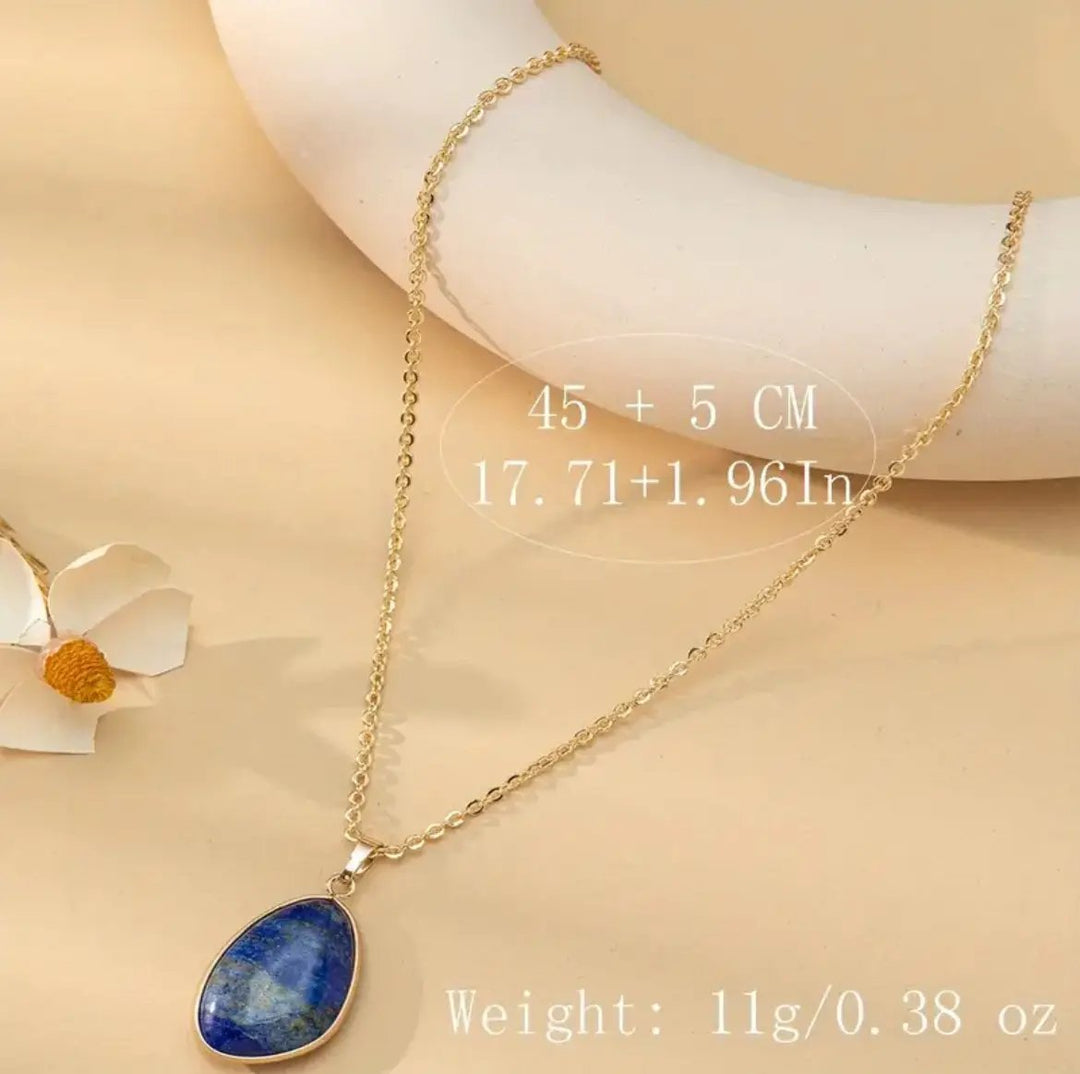 Lapis Lazuli Pendant for Wisdom & Communication  by Raw Spiritual