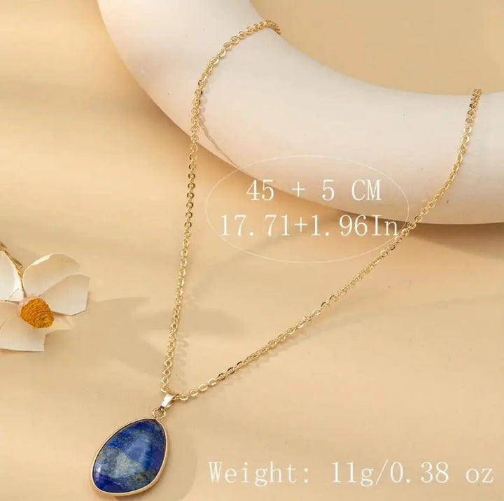 Lapis Lazuli Pendant for Wisdom & Communication  by Raw Spiritual