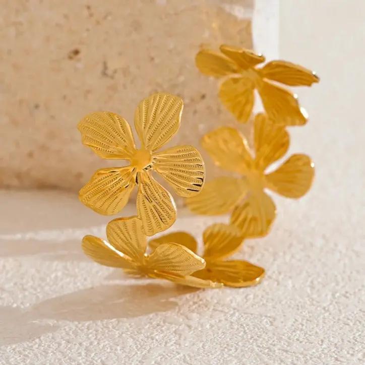 Magnolia Cuff Bracelet  by Raw Spiritual