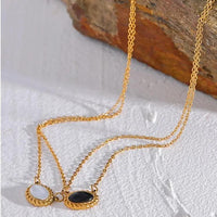 Black Agate (Haqik) Pendant for Growth & Prosperity  by Raw Spiritual