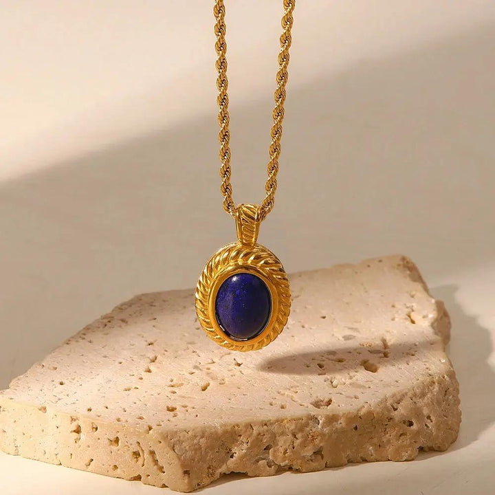 Lapis Lazuli Pendant Necklace for Wisdom  by Raw Spiritual