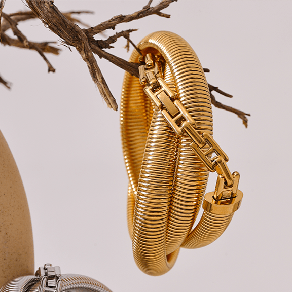 Silvia Strechable Bangle  by Raw Spiritual