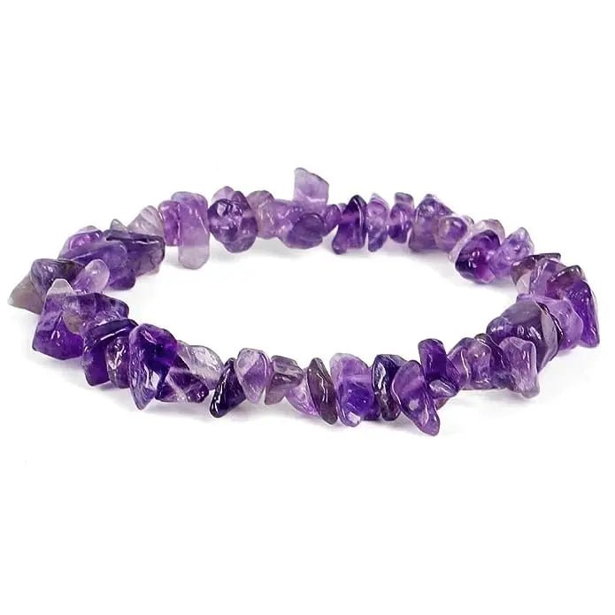Amethyst Chip Bracelet for Healing & Spiritual Growth Yiwu Shanmei Jane