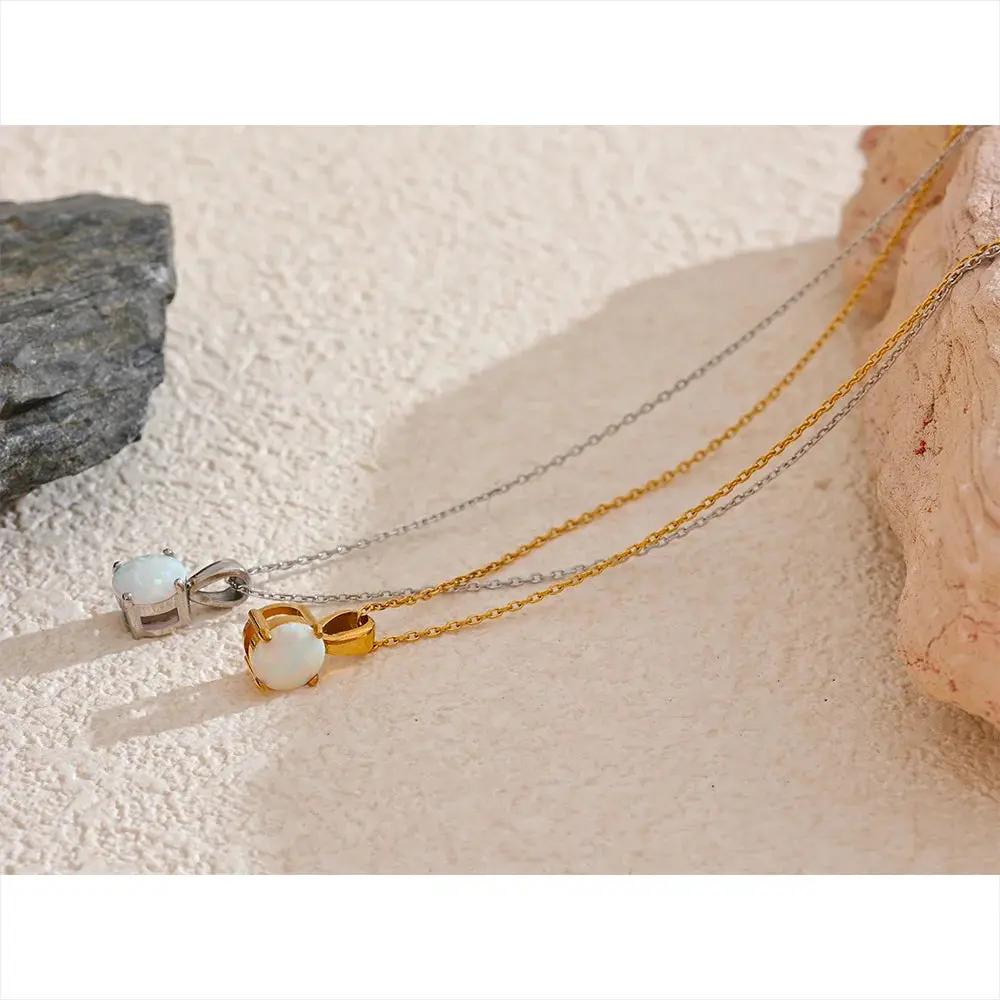 Opal Pendant Necklace for Balance & Creativity  by Raw Spiritual