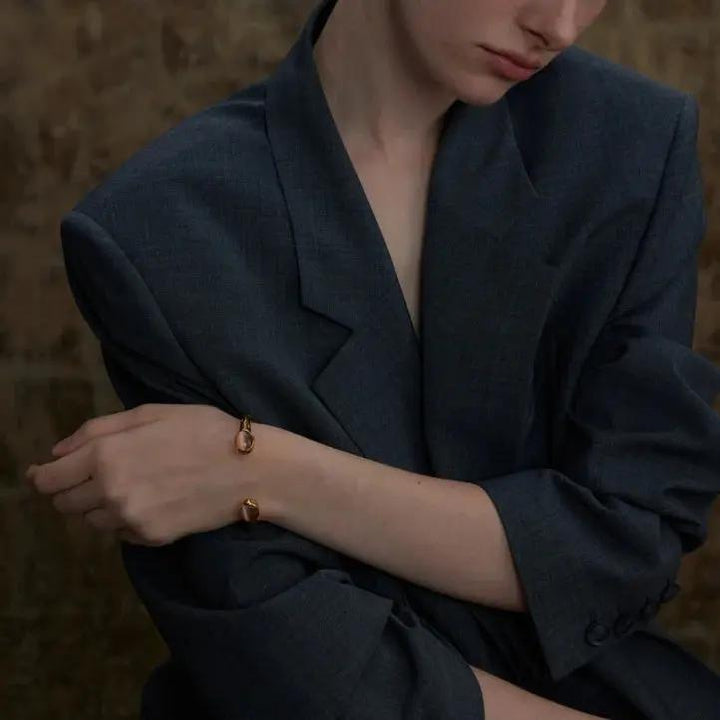 White Jade Bracelet for Prosperity & Luck  by Raw Spiritual