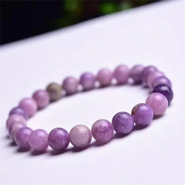 Lepidolite Bracelet for Healing & Stress Relief  by Raw Spiritual