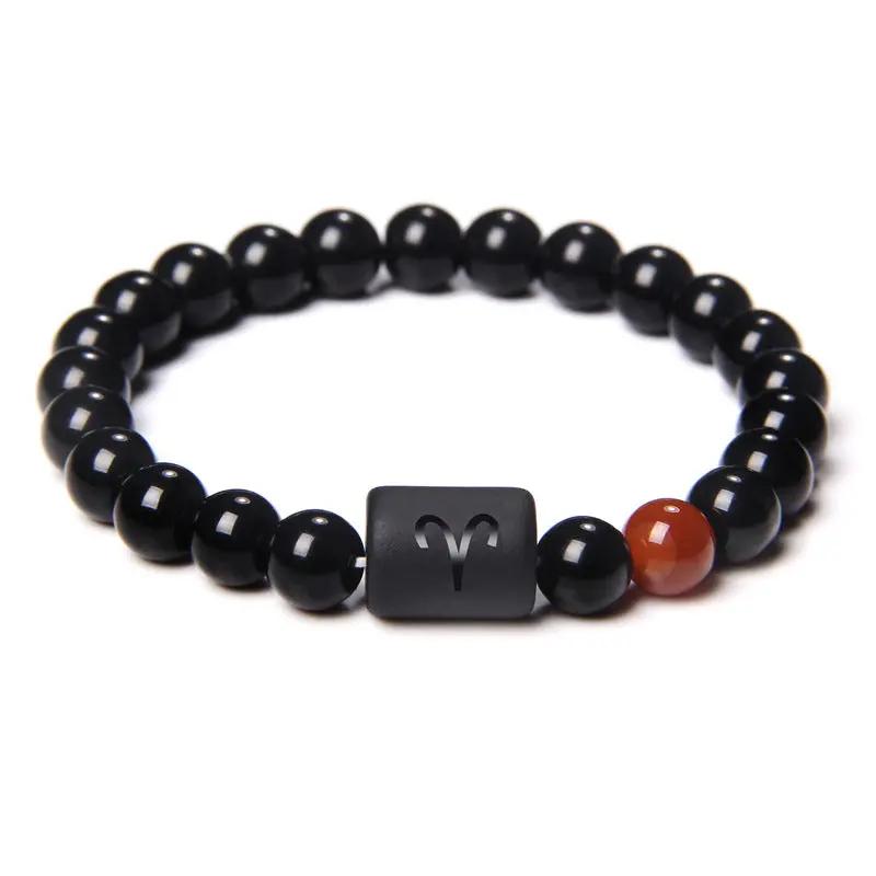 Zodiac Bracelet in Black Onyx  by Raw Spiritual