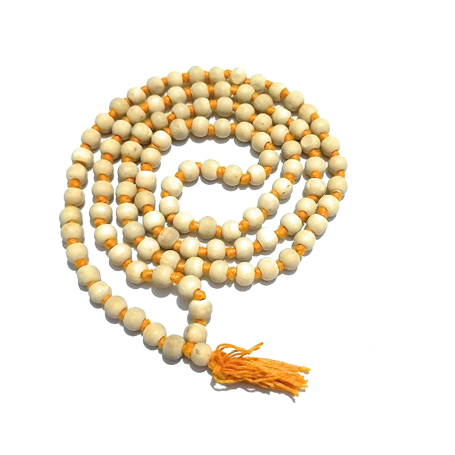 Natural Tulsi 108 Beads Rosary for Calming and Purifying