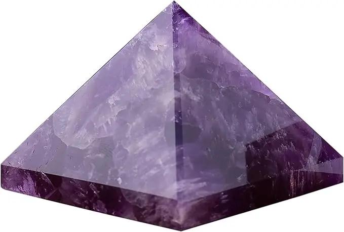 Amethyst Pyramid for Well-being - Raw Spiritual