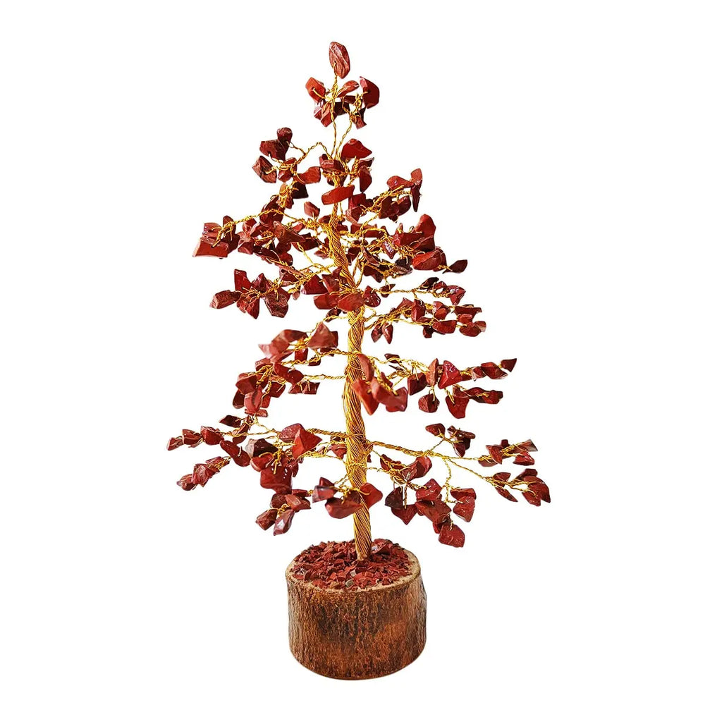 Red Jasper Tree for Strength & Stability ONS Jaipur