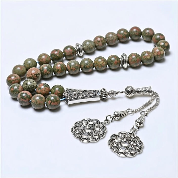 Unakite Misbaha - Raw Spiritual UAE