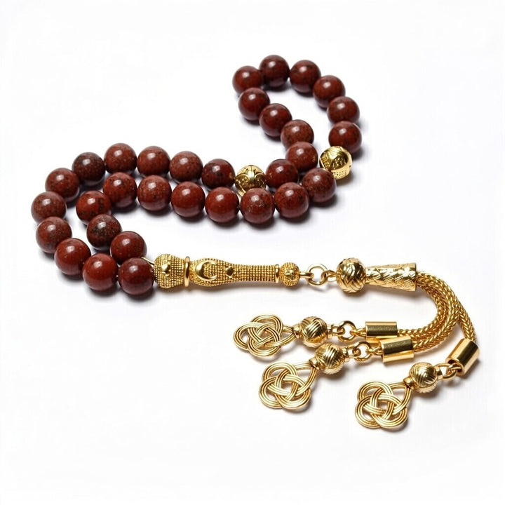 Red Jasper Tasbih - Raw Spiritual UAE