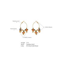 Aventurine & Agate Earrings for Luck & abundance  by Raw Spiritual