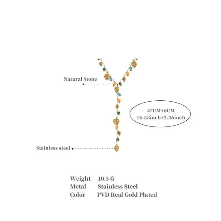 Aventurine & Agate Necklace for Luck & Abundance  by Raw Spiritual