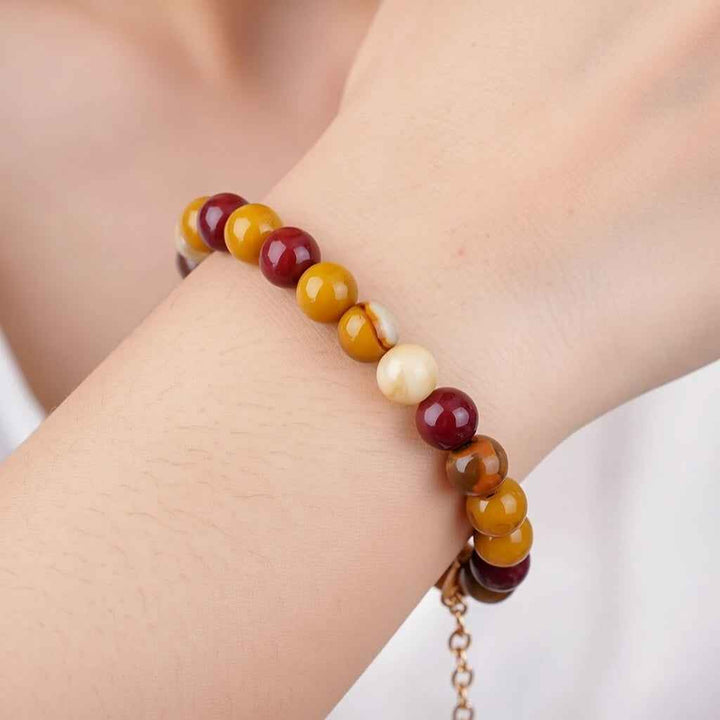 Mookaite (Australian Jasper) Bracelet for Action & Decision Making
