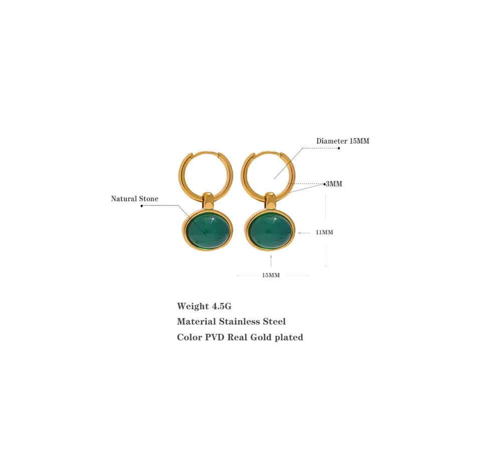 Tiger Eye Earrings for Protection & Confidence Yiwu Jinyou VIMI