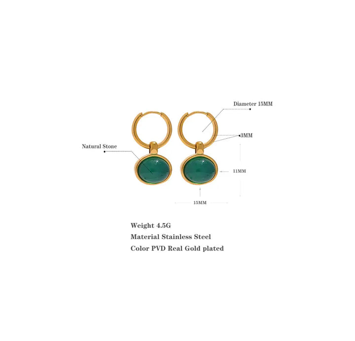 Tiger Eye Earrings for Protection & Confidence Yiwu Jinyou VIMI