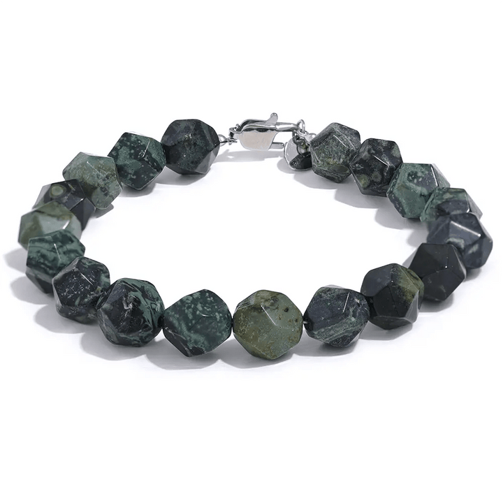 Malachite Facetted Bracelet for Change and Transformation Yiwu Jinyou VIMI
