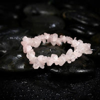 Rose Quartz Chip Bracelet for Love & Relationships Yiwu Shanmei Jane