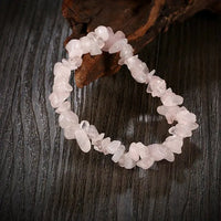 Rose Quartz Chip Bracelet for Love & Relationships Yiwu Shanmei Jane