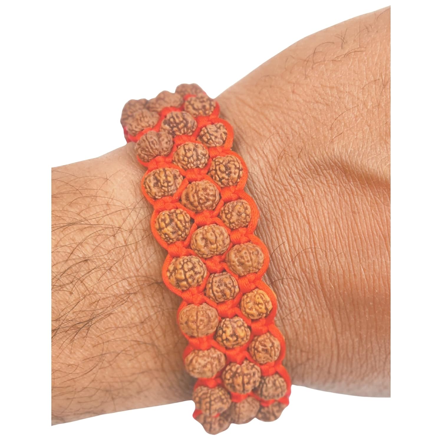 Rudraksh 3 Layered Adjustable thread bracelet for success