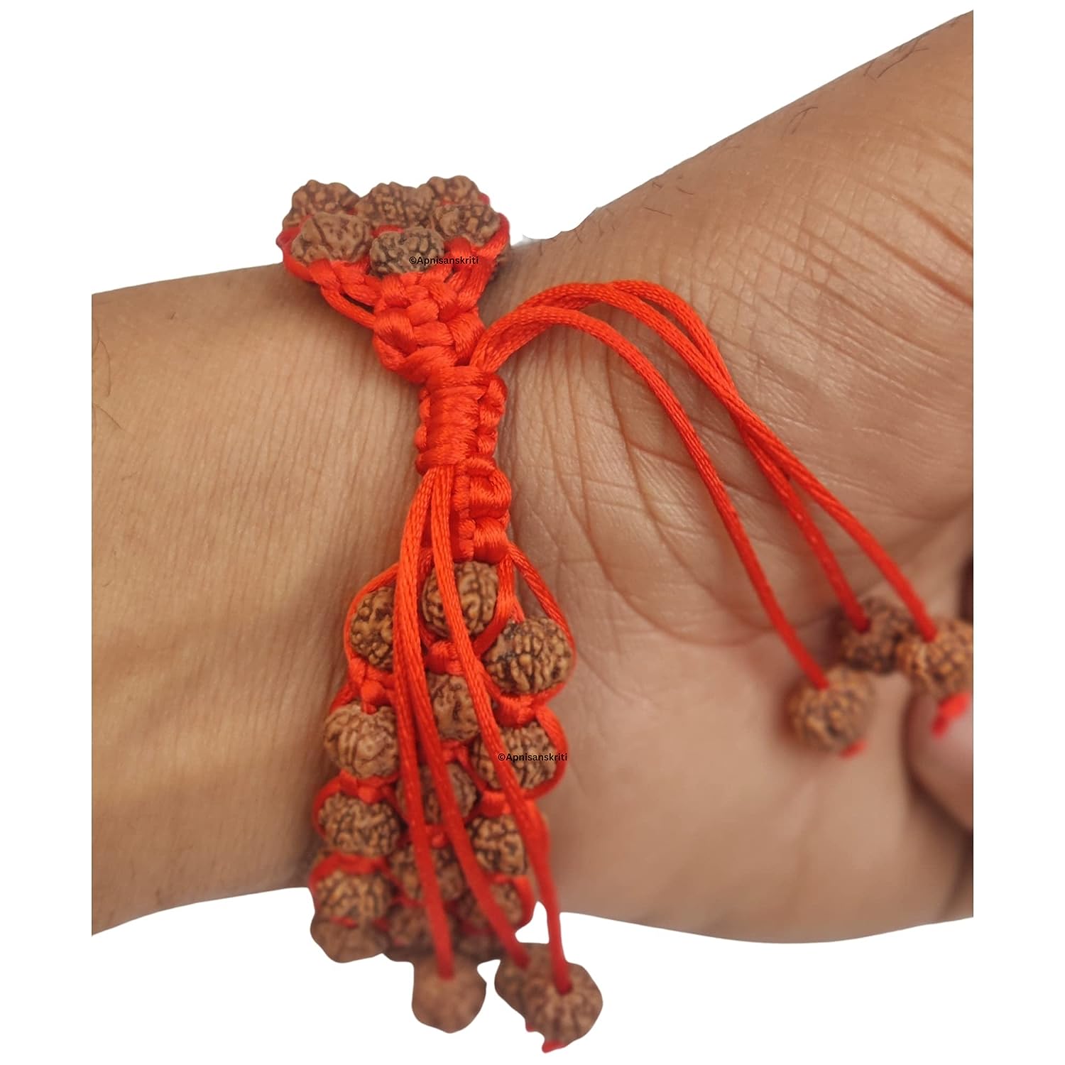 Rudraksh 3 Layered Adjustable thread bracelet for success