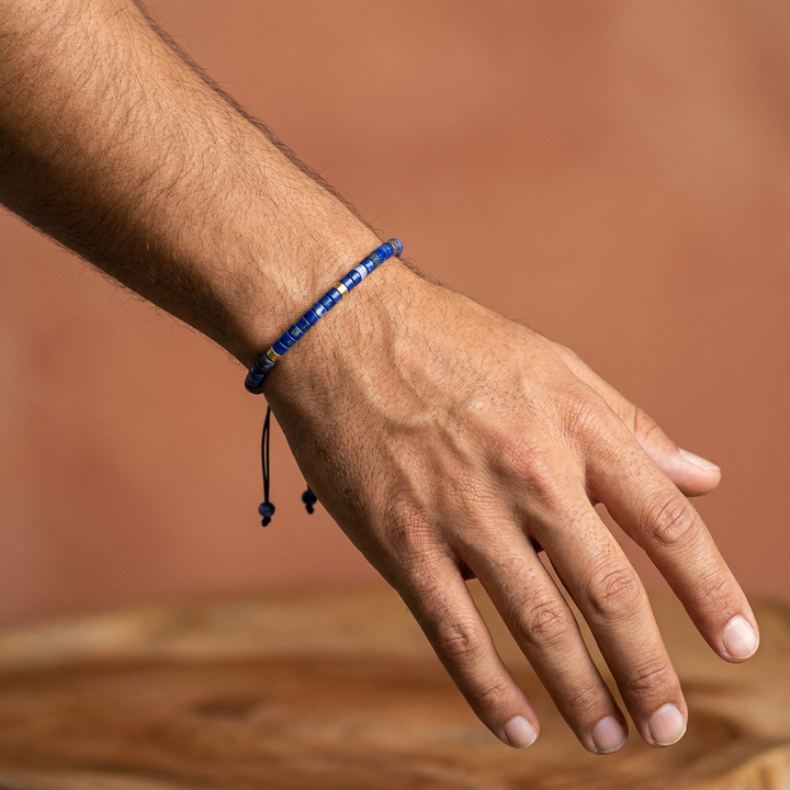 Lapis Lazuli Braided Bracelet for Wisdom & Communication - Lifestyle M