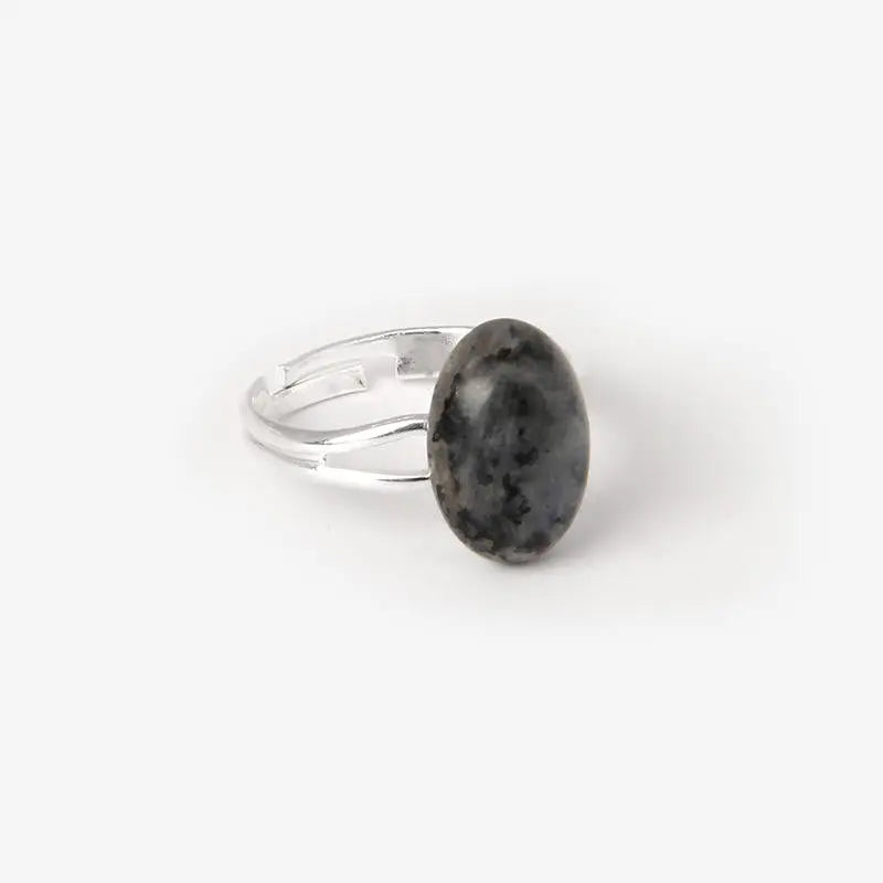Black Labradorite Adjustable Ring for Transformation & Spiritual growth Yiwu Shanmei Jane