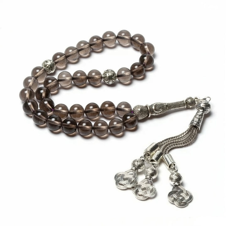 Smoky Quartz Tasbih - Raw Spiritual UAE