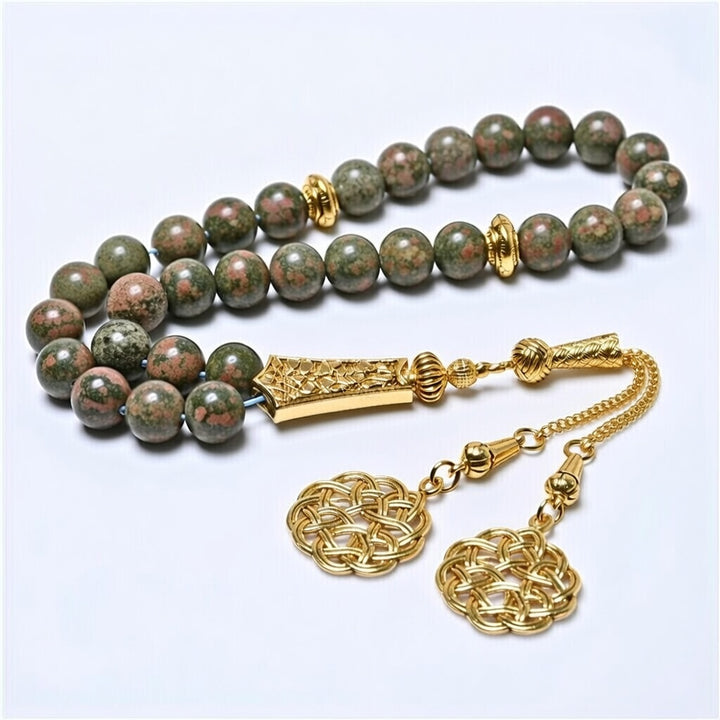 Unakite Misbaha - Raw Spiritual UAE