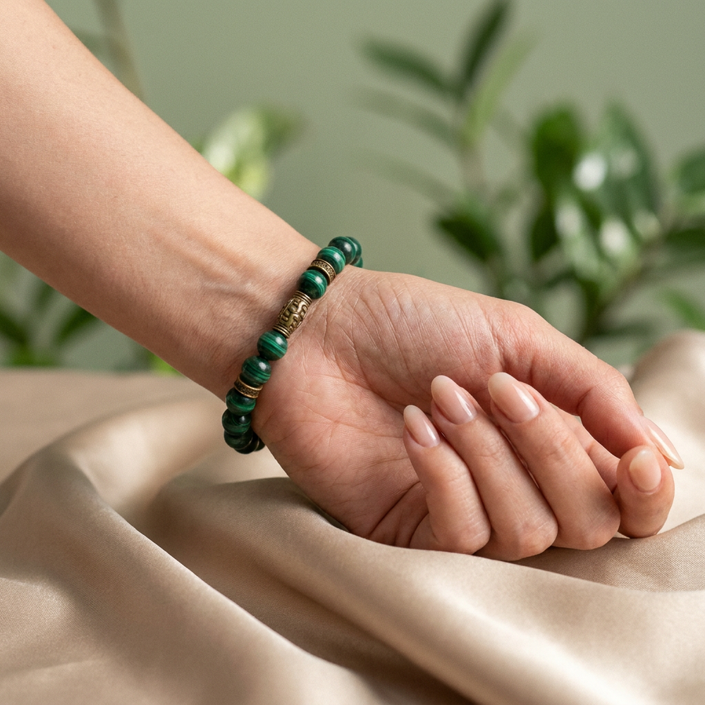 Malachite Bracelet for Change and Transformation - Lifestyle F