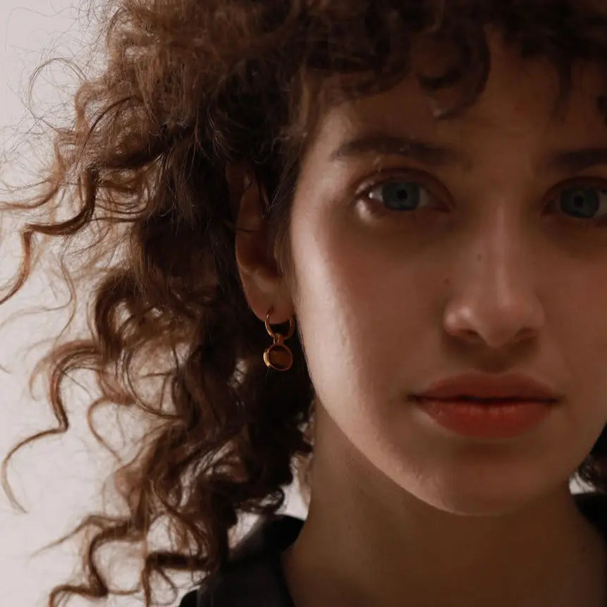 Black Obsidian Earrings for Growth & Protection Yiwu Jinyou VIMI