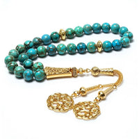 مسبحة فيروزية أفريقية 33 حبة