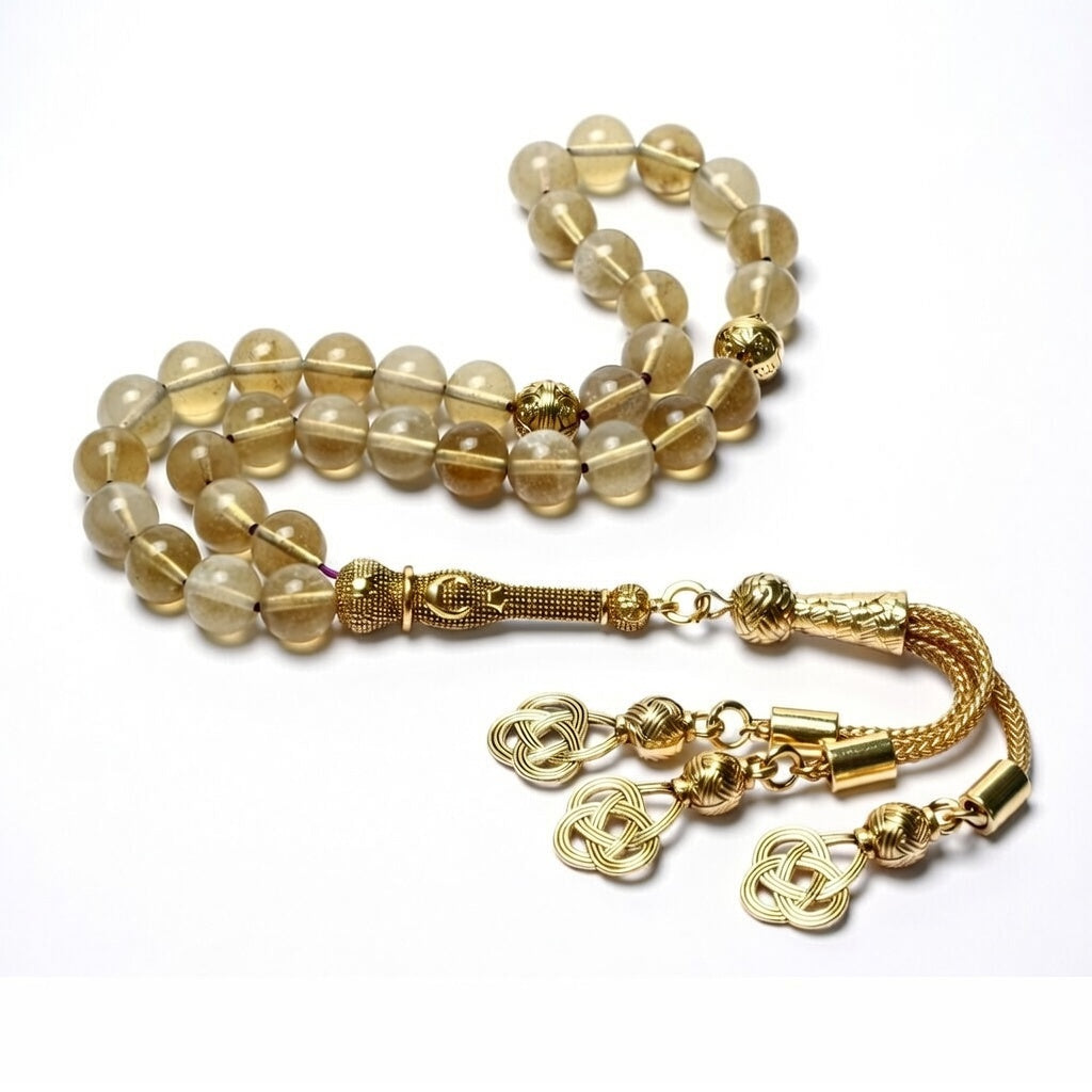 Citrine Tasbih - Raw Spiritual UAE