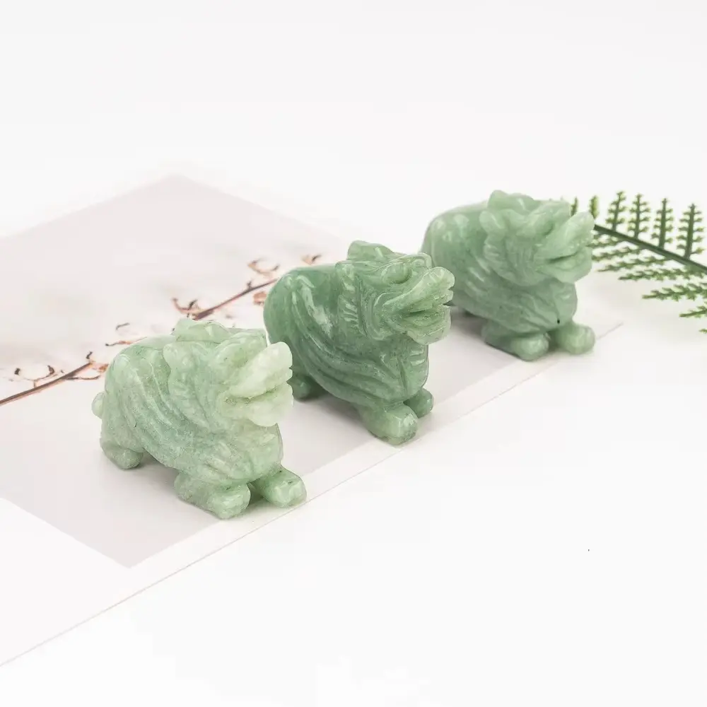 Aventurine Pixiu for Prosperity & Luck - Raw Spiritual