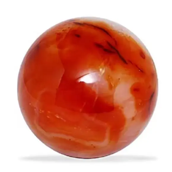 Red Carnelian Sphere for Vitality - Raw Spiritual