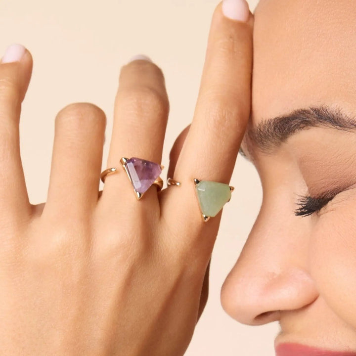 Aventurine Ring for Abundance & Luck Yiwu Shanmei Jane