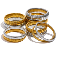 Zena Strechable Bangle  by Raw Spiritual