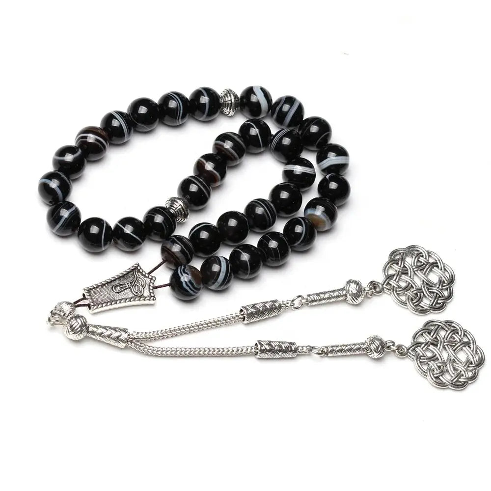 Sulemani Agate (Persian Aqeek) Misbaha 33 Beads Yiwu Chenhan Yolanda