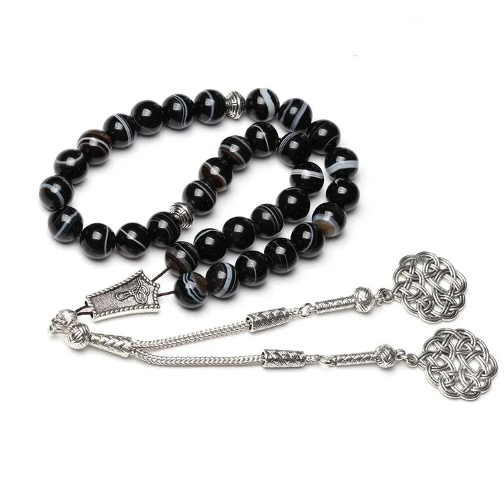 Sulemani Agate (Persian Aqeek) Misbaha 33 Beads Yiwu Chenhan Yolanda