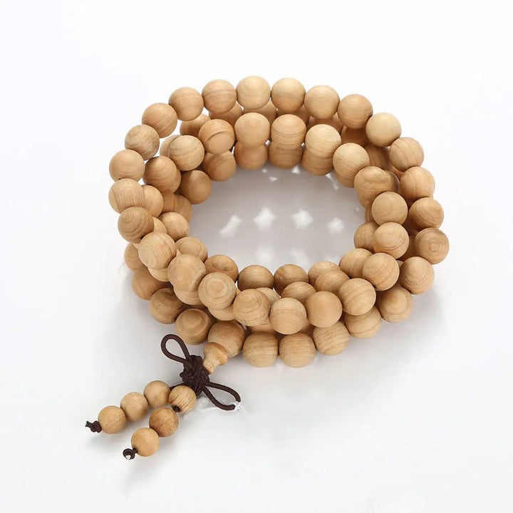 Taxus 108 Beads Rosary for Grounding & Stability Yiwu Shanmei Jane