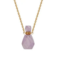 Amethyst Perfume Bottle Necklace Yiwu Shanmei Jane